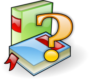 Book with question mark
