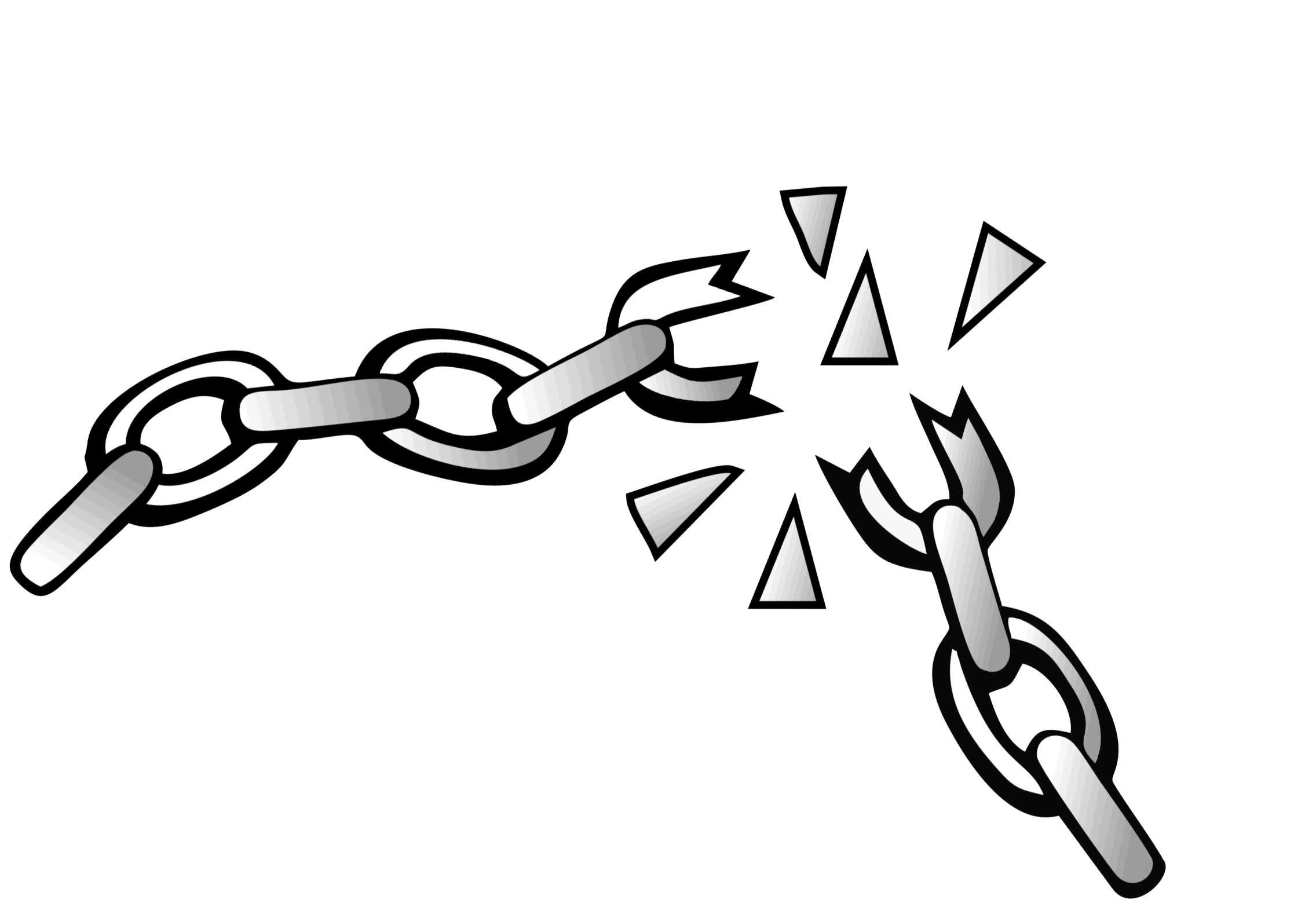 A broken chain